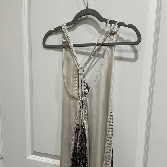 Free People White and Brown Backless Dress - Picture 6 of 9